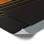 Art Deco Gouden Deur Ingang Luxe Poster (Hoek)