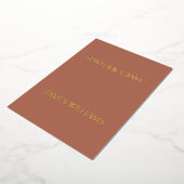 Art Deco gouden en bruine tafel plaatskaarten (Gedraaid)