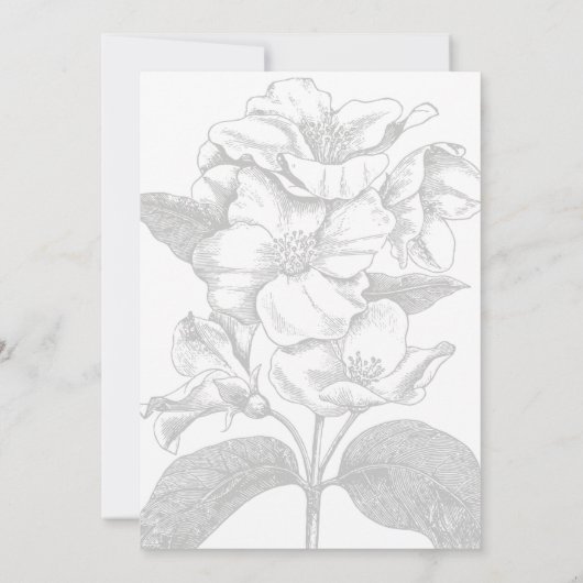 Art Deco Gouden Huwelijksuitnodiging Kaart (Achterkant)