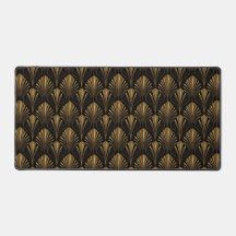 Art Deco Gouden Patroon — Elegante Vintage Geometr