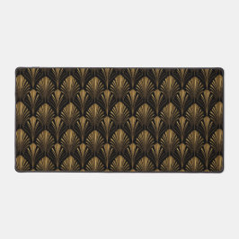Art Deco Gouden Patroon — Elegante Vintage Geometr Bureaumat