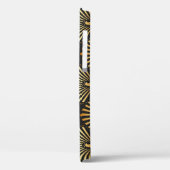 Art deco gouden pauwenpatroon Case-Mate iPhone case (Achterkant / Links)