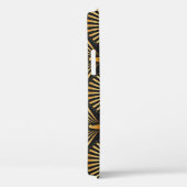 Art deco gouden pauwenpatroon Case-Mate iPhone case (Achterkant / Rechts)