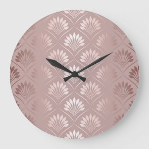 Art Deco: Gouden traliewerk Elegantie. Grote Klok