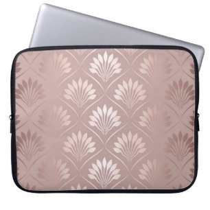 Art Deco: Gouden traliewerk Elegantie. Laptop Sleeve