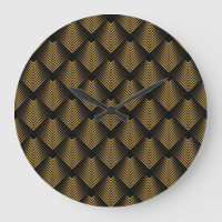 Art Deco: Gouden vierkanten, hoekbehang.