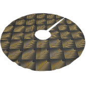 Art Deco: Gouden vierkanten, hoekbehang. Kerstboom Rok (Gekanteld)