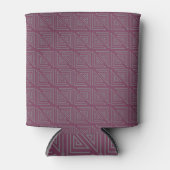 Art Deco Gray Maze Blikjeskoeler (Voorkant)