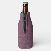 Art Deco Gray Mazes Flesjeskoeler (Fles Achterkant)