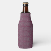 Art Deco Gray Mazes Flesjeskoeler (Fles Voorkant)