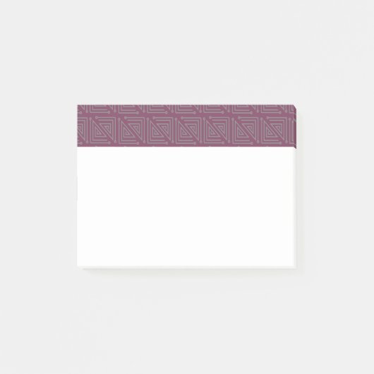 Art Deco Gray Mazes Post-it® Notes (Voorkant)