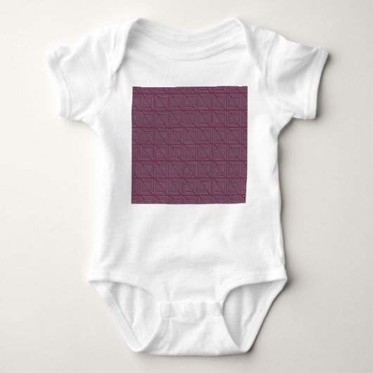 Art Deco Gray Mazes Romper (Voorkant)