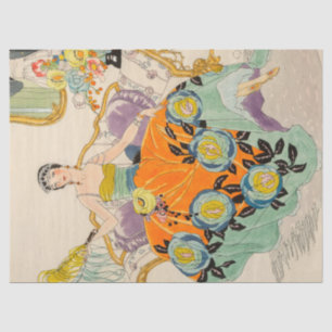 Art Deco Great Gatsby Flapper Art Artwork Tissuepapier