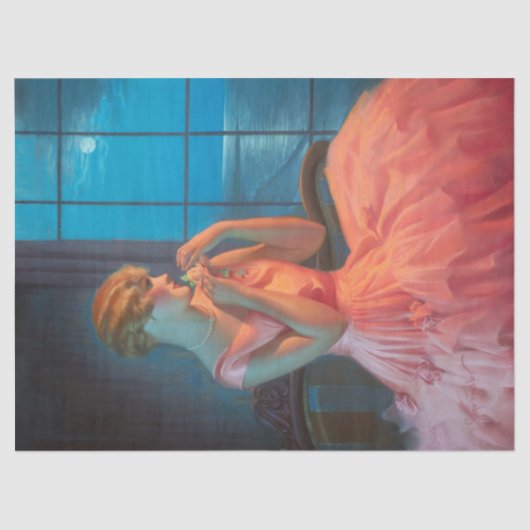 Art Deco Great Gatsby Flapper Art Artwork Tissuepapier (Voorkant)