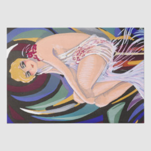 Art Deco Great Gatsby Flapper Art Artwork Tissuepapier