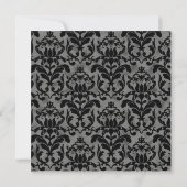 Art Deco Great Gatsby Style Typografie in Lace Gol Kaart (Achterkant)