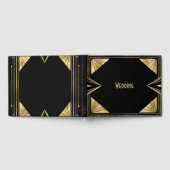Art Deco Great Gatsby Wedding Gastenboek (Volledig)