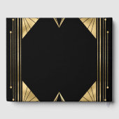 Art Deco Great Gatsby Wedding Gastenboek (Achterkant)