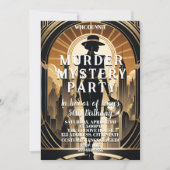 art deco great Gatsby whodunit moord mysterie  Kaart (Voorkant)