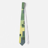 Art Deco Green Stropdas (Voorkant)