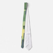 Art Deco Green Stropdas (Achterkant)