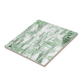 Art Deco Green Tegeltje (Zijkant)