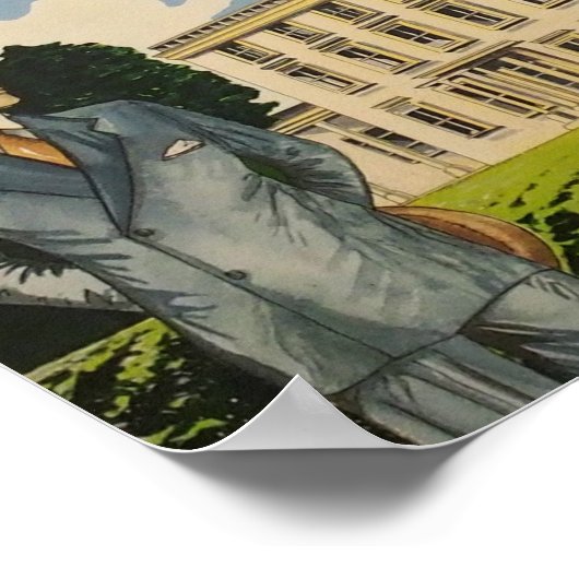 Art Deco Greenway House Poster (Hoek)