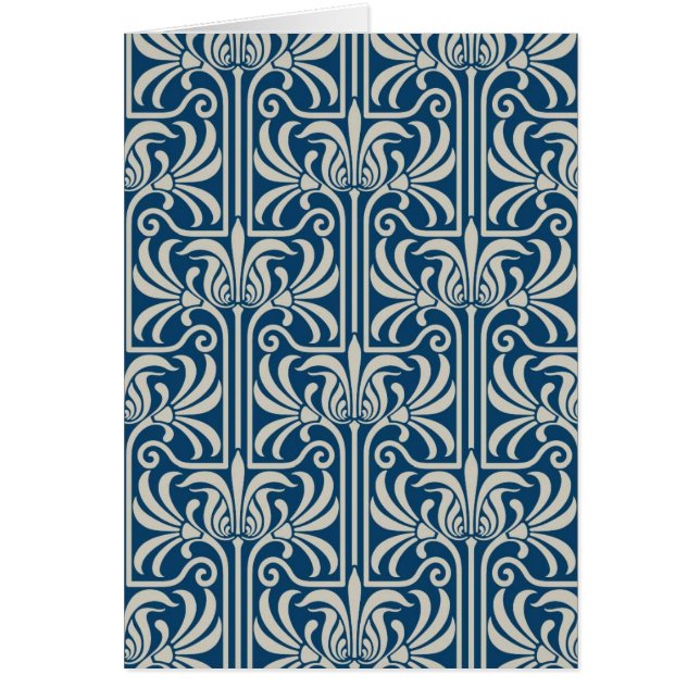 Art Deco Greetings Kaart (Voorkant)