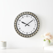 Art Deco Grey Grote Klok (Huis)