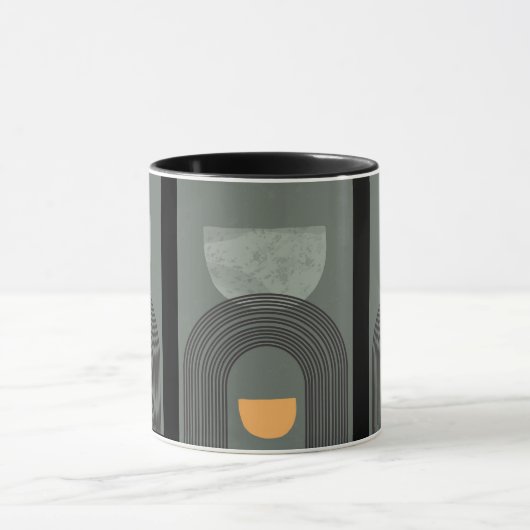 ART DECO GREY STYLING MUG MOK (Midden)