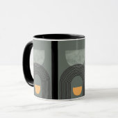 ART DECO GREY STYLING MUG MOK (Voorkant links)
