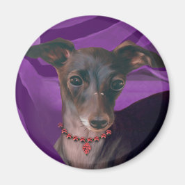 Art Deco Greyhound koelkastmagneet Magneet