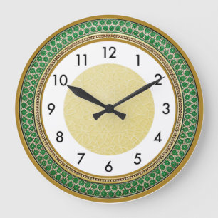 Art Deco Groen Grote Klok