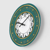 Art Deco Groen Grote Klok (Hoek)