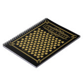 Art Deco Grote Gatsby 1920 Bruiloft gastenboek Notitieboek (Linkerzijde)