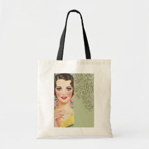 Art deco grote gatsby Parijse fashionista Tote Bag