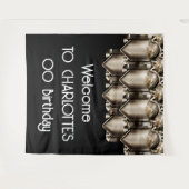 Art deco grote gatsby stijl achtergrond muur hange wandkleed (Voorkant (horizontaal))