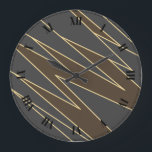 Art Deco Grote Klok<br><div class="desc">Art Deco wandklok met Romeinse cijfers</div>