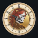 Art Deco Grote Klok<br><div class="desc">Geweldig klokontwerp. Je zult het leuk vinden als anderen. U kunt dit ontwerp vrij gebruiken voor andere producten die u wilt of om jouw tekst aan te passen en toe te voegen. Volg me voor meer. Met vriendelijke groet. Een leuke dag.</div>