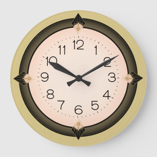 Art Deco Grote Klok (Voorkant)