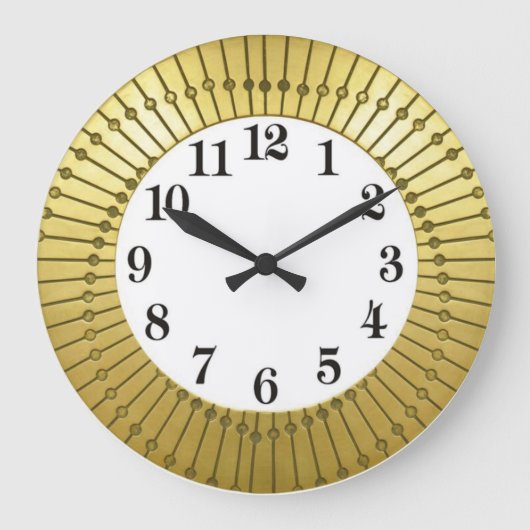 Art deco grote klok (Voorkant)