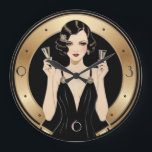 Art Deco Grote Klok<br><div class="desc">Geweldig klokontwerp. Je zult er net zo van houden als anderen. Wees vrij om dit ontwerp te gebruiken voor andere producten die u leuk vindt of om jouw tekst aan te passen en toe te voegen. Volg me voor meer. Met vriendelijke groet. Fijne dag.</div>