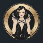 Art Deco Grote Klok<br><div class="desc">Geweldig klokontwerp. Je zult er net zo van houden als anderen. Wees vrij om dit ontwerp te gebruiken voor andere producten die u leuk vindt of om jouw tekst aan te passen en toe te voegen. Volg me voor meer. Met vriendelijke groet. Fijne dag.</div>