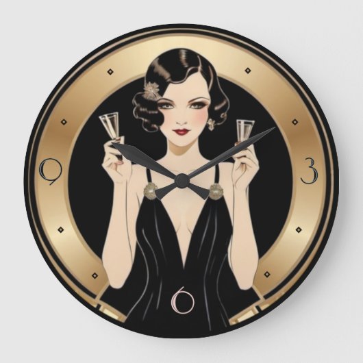 Art Deco Grote Klok (Voorkant)