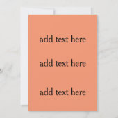 Art Deco Halloween Party Zwarte Kat Pompoen Kaart (Achterkant)