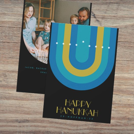 ART DECO HANUKKAH VAKANTIE KAART