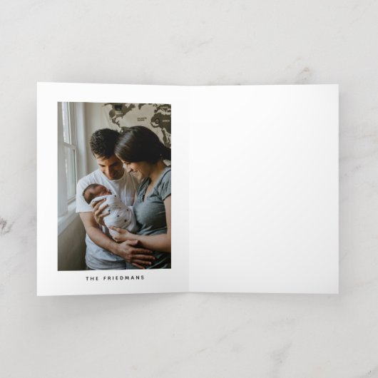 Art Deco Hanukkiah Menorah Happy Hanukkah Folie Feestdagenkaart (Binnenlaag)