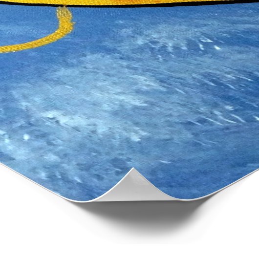 ART DECO HAPPY EN SAD POSTER (Hoek)