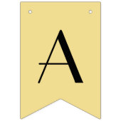 Art Deco Happy New Years Eve Black Faux Gold Vlaggetjes (Derde vlag)