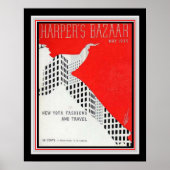 Art Deco Harper's Bazaar 1935 Afdrukken 16x20 Poster (Voorkant)